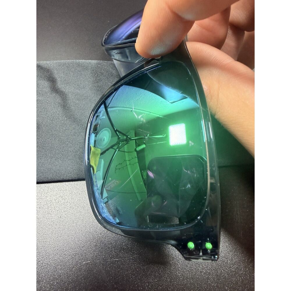 Oakley Holbrook XL OO9417 Square Sunglasses Prizm Jade Lens Crystal Black - Picture 3 of 5